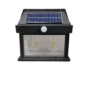 Smart Solar Double Filament Wall Light –Bright Beauty Security Light