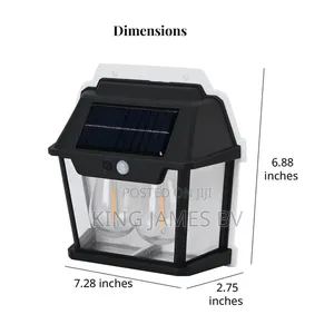 Solar Sensor Filament Bulb Wall Light – Energy Saving Outdoor Security
