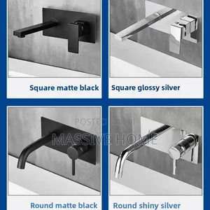Original High Quality Wall Basin Tap Square and Round Shape