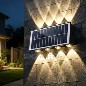 Solar 8 Led Wall Light – Bright, Stylish Energy Saving