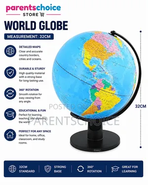 32cm World Globe