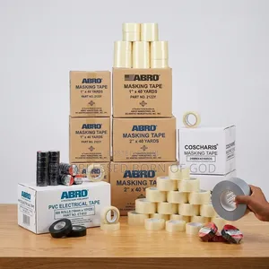 A Standard Carton of Abro Tape, 36 Pieces, 1x40 Yards