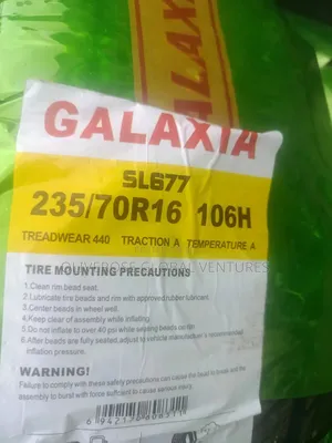 235/70/16 Tyre for Sienna,Highlander, Hyundai
