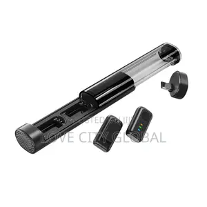 3in1 Anc Wireless Microphone Magnetic A7 Mic Tripod, Charging Case
