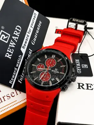 Reward Quality Men Rubber Strap Wristwatch
