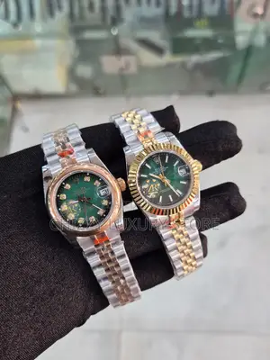Rolex Authentic Quality Luxury Ladies Chain Strap Wristwatch