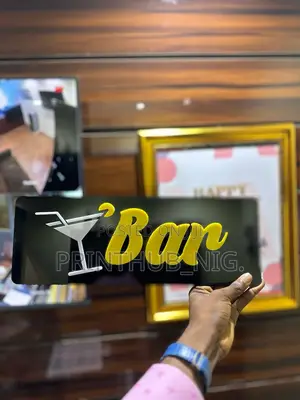 Neon Sign, Indoor Signage, Logo, Acrylics, Alcoboard