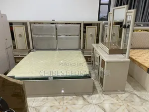 Foreign 6by7 Set of Bed With Dresser and Two Side Drawers