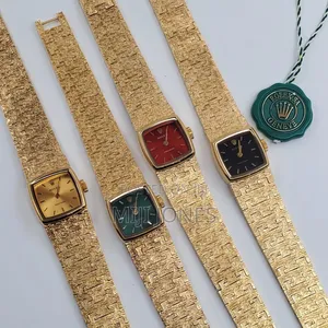 Replica Rolex Female Watch Gold Chain Strap - Quartz
