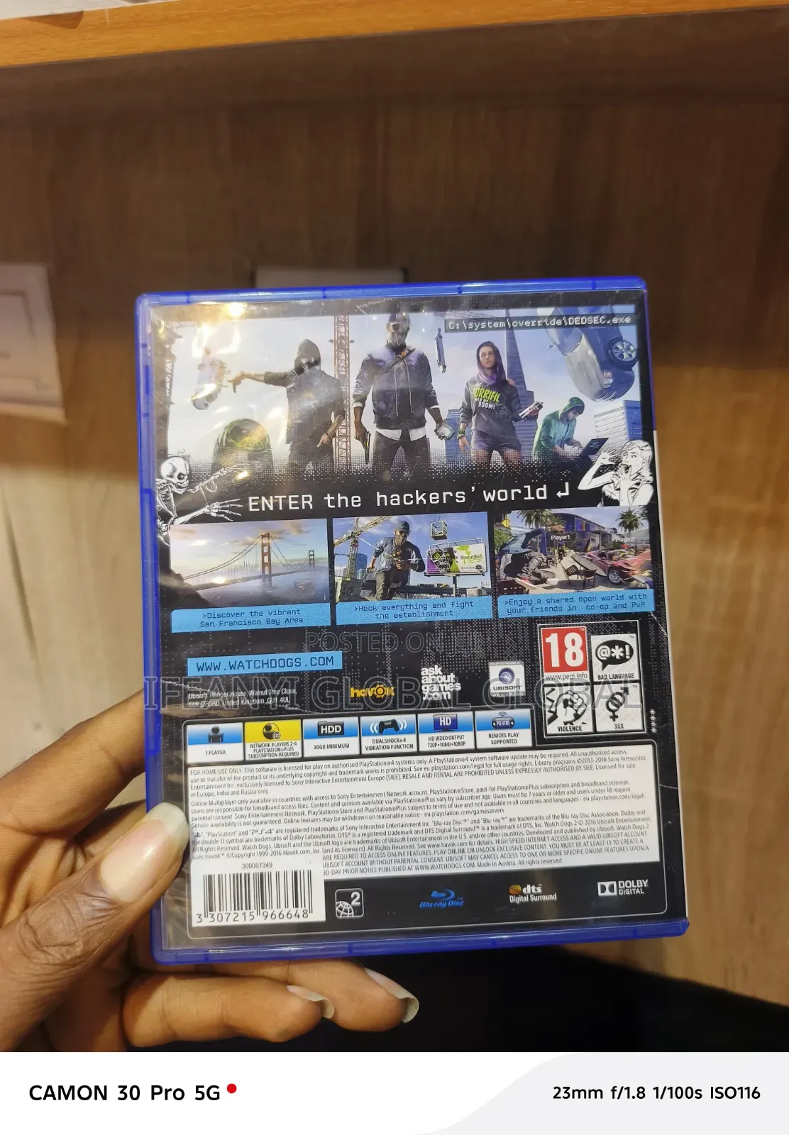 Ps4 Cd' Watchdogs
