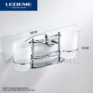Double Cup Tooth Brush Holder