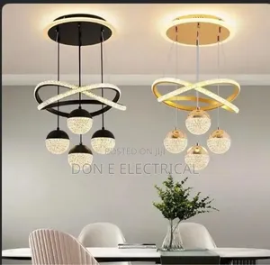 Luxury Led 3 Color Chandelier Light