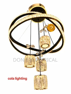 Luxury Led 3 Color Chandelier Light