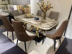 Marble Dining Table By Six Seater