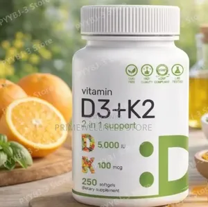 Vitamin D3 +, 2 in 1 Support 250 Soft Gel 6months Serving