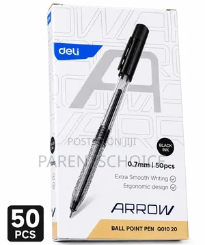 Deli Arrow Ball Point Pen (50 Pieces Pack)