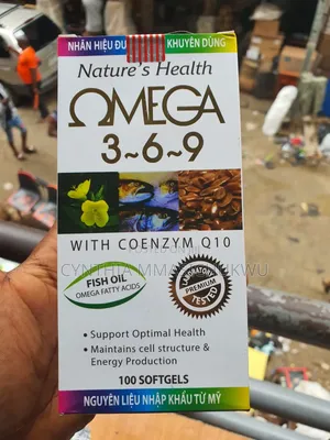 Nature's Health Omega 3-6-9 Softgels, a Dietary Supplement
