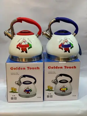 3.4l Golden Touch Stainless Steel Whistling Kettle