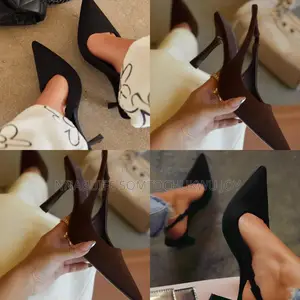 Premium Minimalist Pointed Slingback Heels