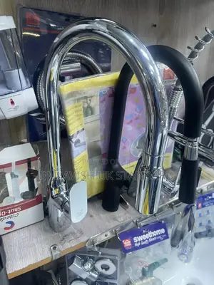 Sweethome Silver Pull-Out Sink Mixer Tap