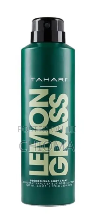 Tahari Men Lemongrass Deodorizing Body,Cologne Fragrance Spray 226ml