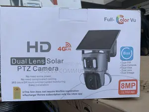 Ubox Solar Dual Lens Ptz Camera 4g