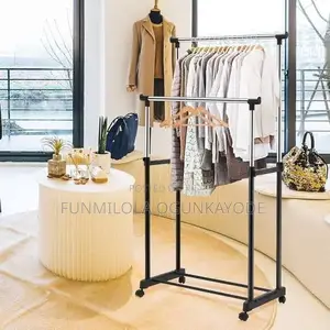 30kg Double-Pole Telescopic Clothe Rack