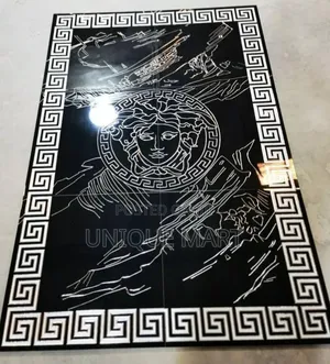 Quality Center Decor Floor Sets. Black Versace Design, by 6sets