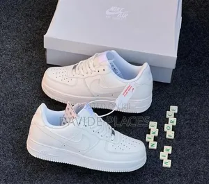 Quality Original Nike Airforce Unisex Sneakers White