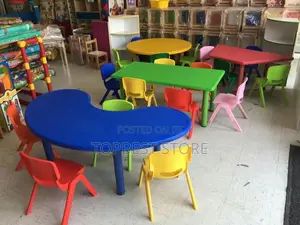 Quality Children Half Moon Table