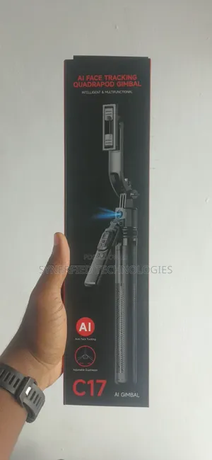 C17 Ai Gimbal Auto Face Tracking, Selfie Stick Tripod in One