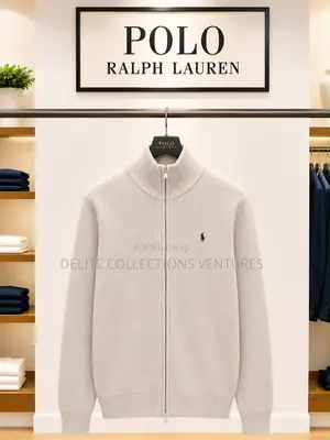Classic *Polo Ralph* *Zip Up* Cardigan