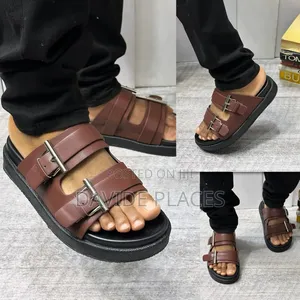 Quality Original Alexander McQueen Slide Deep Brown