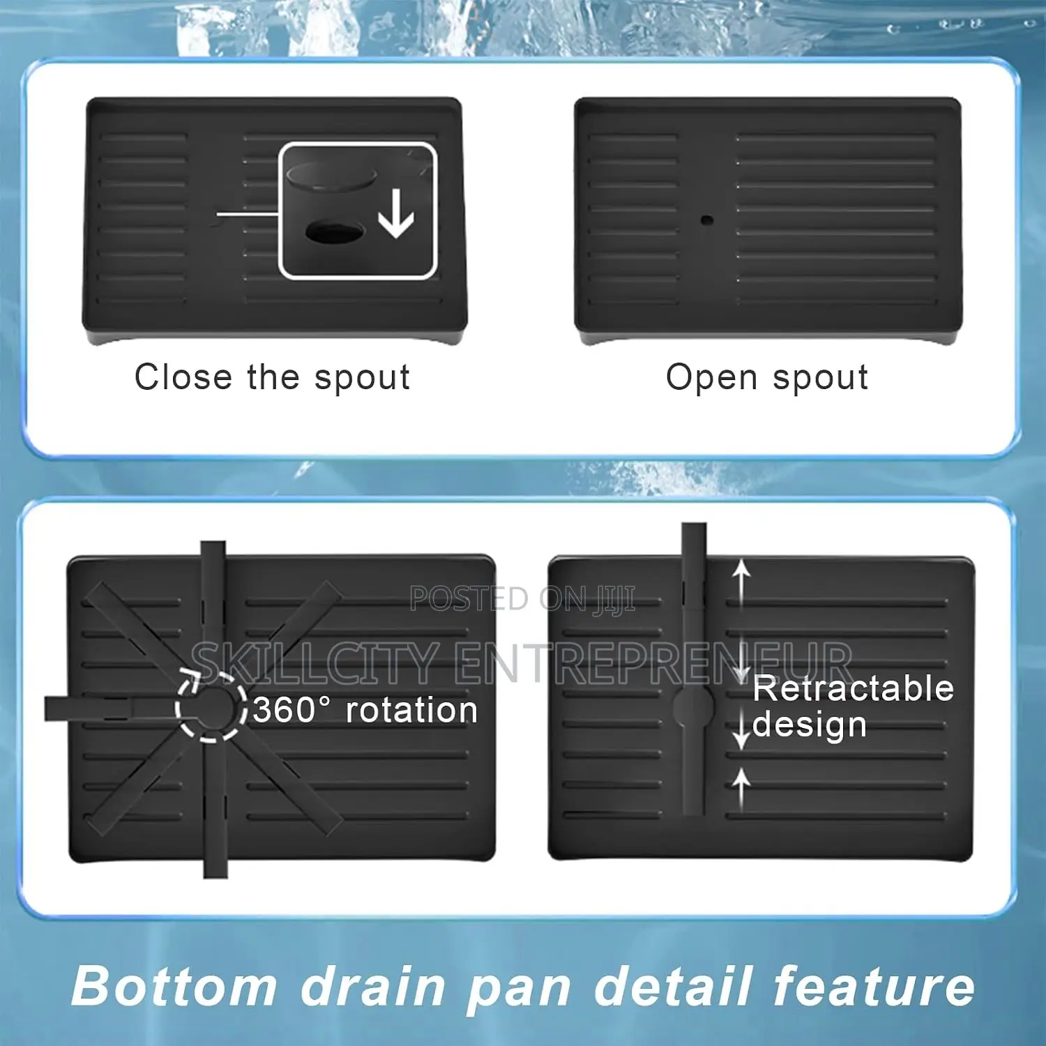 Dish Drainer Removable Tray