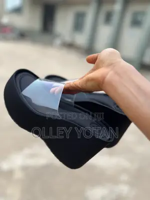 Brand New Original Transparent Wedge Heel