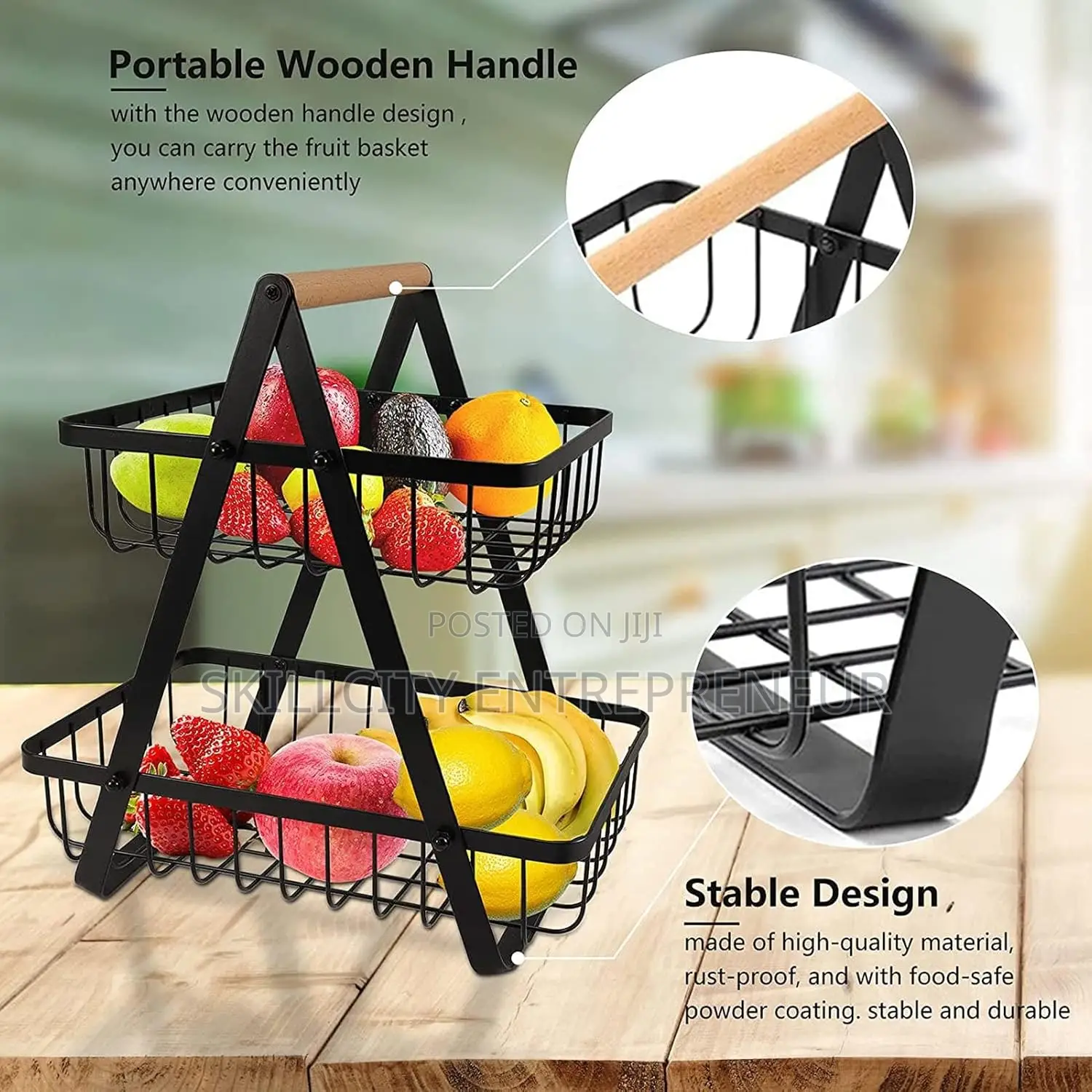 2-Tier Fruit Basket