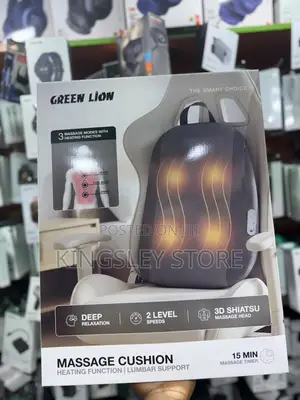 Green Lion Massage Cushion Heating Function | Lumbar Support