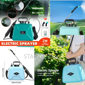 Power Through Garden Tasks With 5l Electric Rechargeable Sprayer