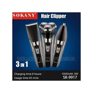 Sokany 3-in-1 Electric Shaver
