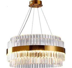 Modern Crystal Chandelier Living Room Ceiling Chandeliers Villa Loft