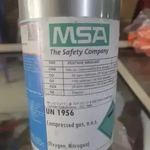 58l Msa Safety Calibration Gas Cylinder