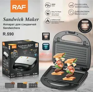 .Raf 3 In 1 , Waffle , Doughnut And Grill Sandwich Maker