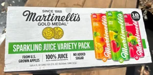 Martinellis Sparkling Juice Variety Pack 18cans.