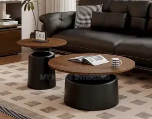 Minimalist Wooden Top 2in1 Center Table