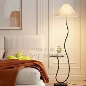 French Retro Style Floor Lamp Shelf