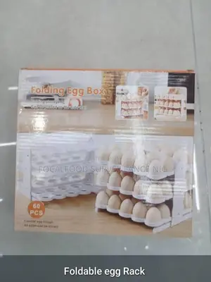 Foldable Egg Rack. 60pcs