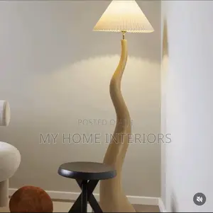 Retro Pleated Floor Lamp