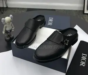 Dior Quality Luxury Men Genuine Leather Half Shoe