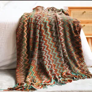 Luxury Nordic Knitted Throw Blanket