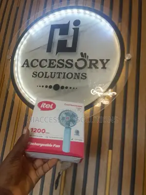 Itel Portable Rechargeable Fan